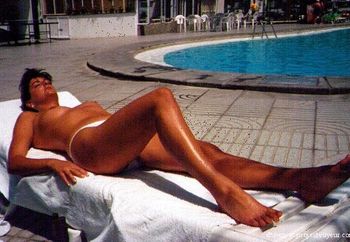 topless sunbathing 