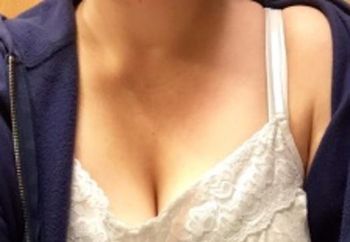 Just a little cleavage...
