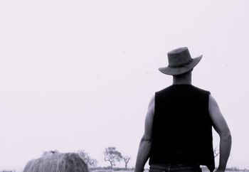 Cowboy's backside