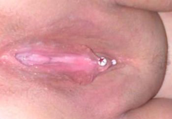 My wifes pierced clit 