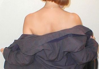 Jacket off Shoulder Topless