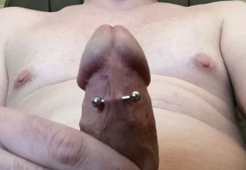 My pierced cock