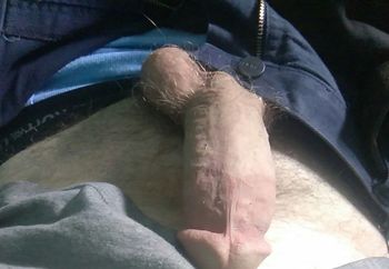 Pre jerk cock